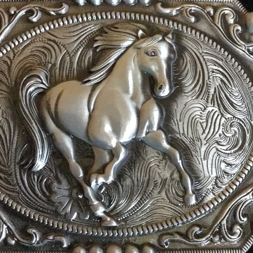 Western Horse Belt Buckle New Zinc Alloy